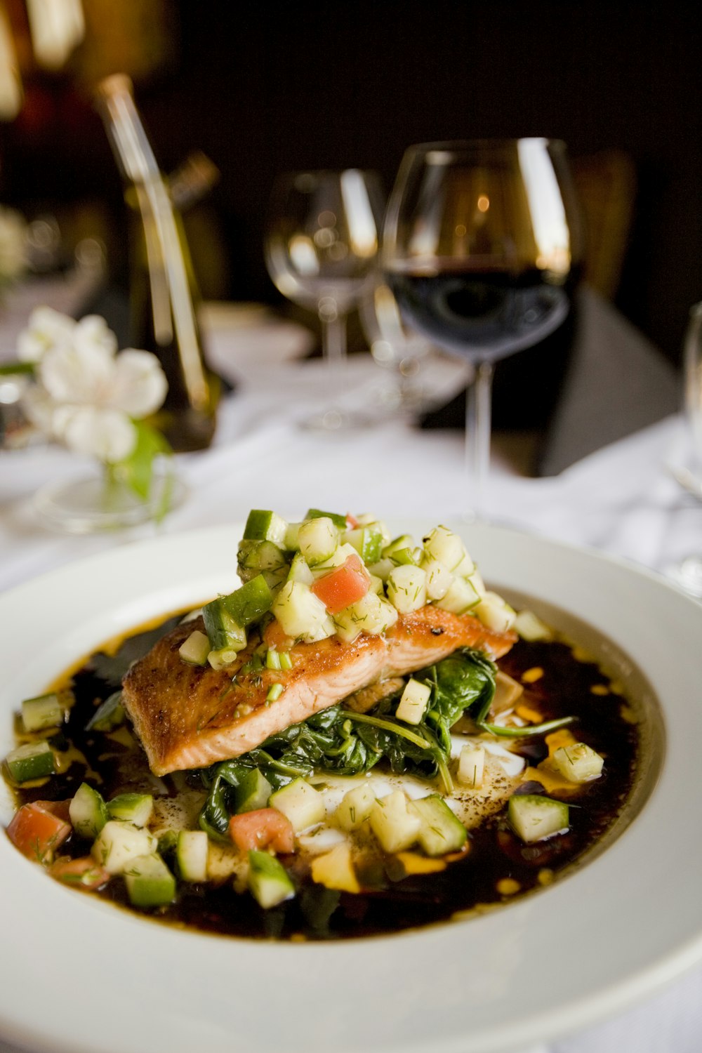 Pan-Seared Honey Garlic Salmon